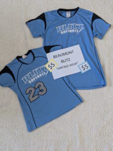 blitz softball vintage unis